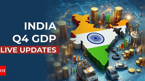 India’s Q4 GDP Grew By 7.8% The Reported Growth Rate Was Lower Than The Previous Quarter’s Growth