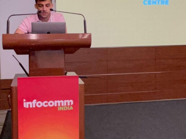 Udai Veer Sharma Takes Center Stage with Keynote on Advanced Lead Generation at InfoComm India 2023